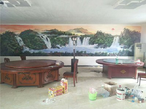 河池墙绘-写实风景