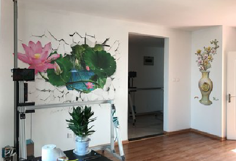 河池墙体彩绘相比墙纸的优势。