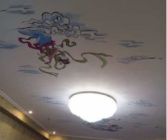 河池如何快速绘制天花板上的手绘墙？