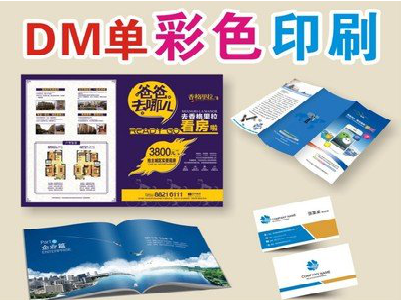河池单页印刷，色彩搭配简单。