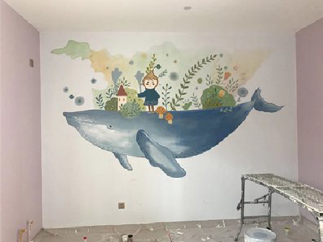 河池手绘墙的特点及优势。