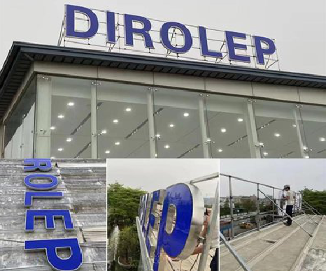 河池楼顶发光字安装的注意事项。